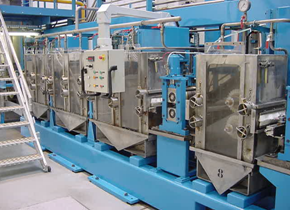 Ligne de nettoyage/brossage