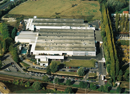 Vue aérienne du site